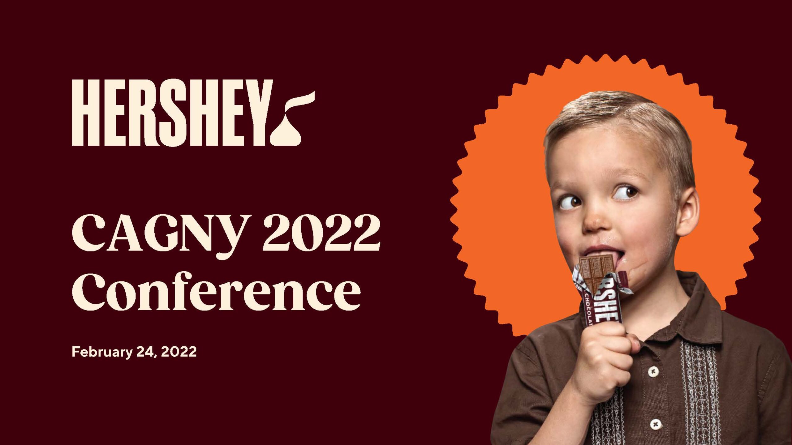 Investor Relations Presentation Design for Hershey 2022